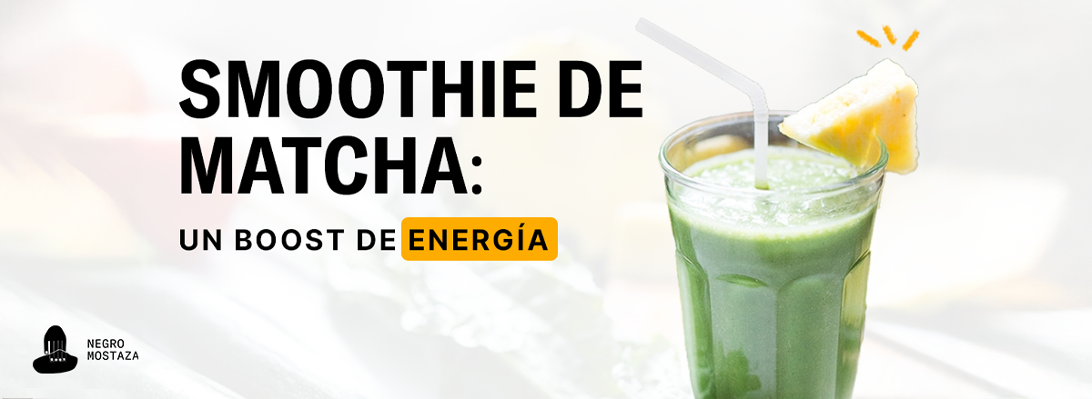 Smoothie de Matcha: un boost de energía