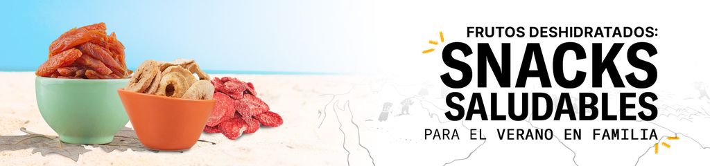 Frutos deshidratados: snacks saludables para el verano en familia