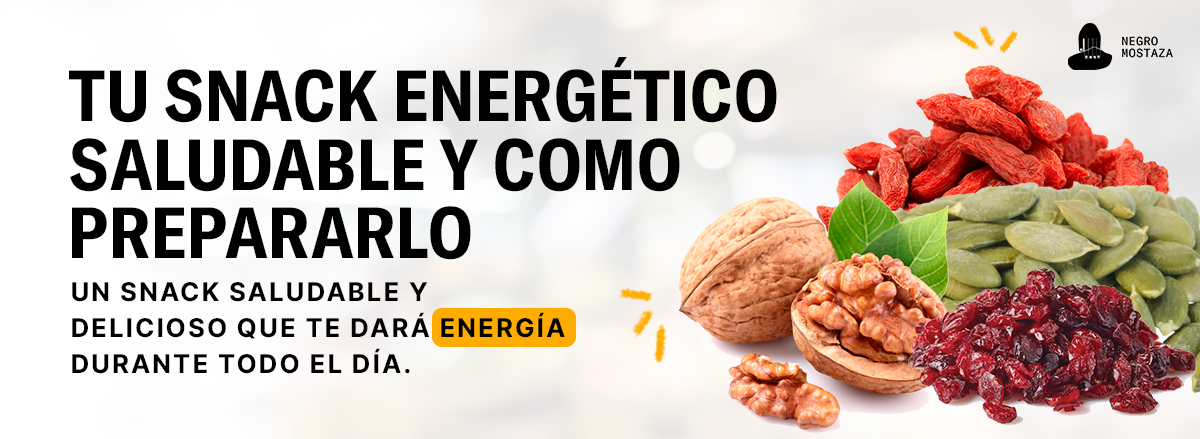 Tu snack energético saludable y cómo prepararlo