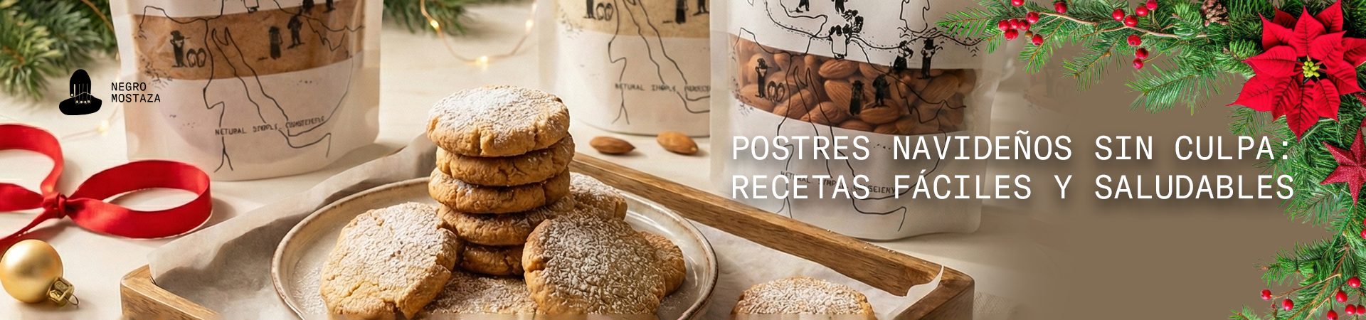 Postres Navideños Saludables: 5 recetas con harinas y endulzantes naturales