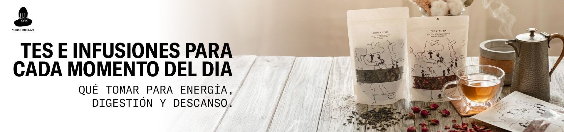 Tés e infusiones para cada momento del día: energía, digestión y descanso