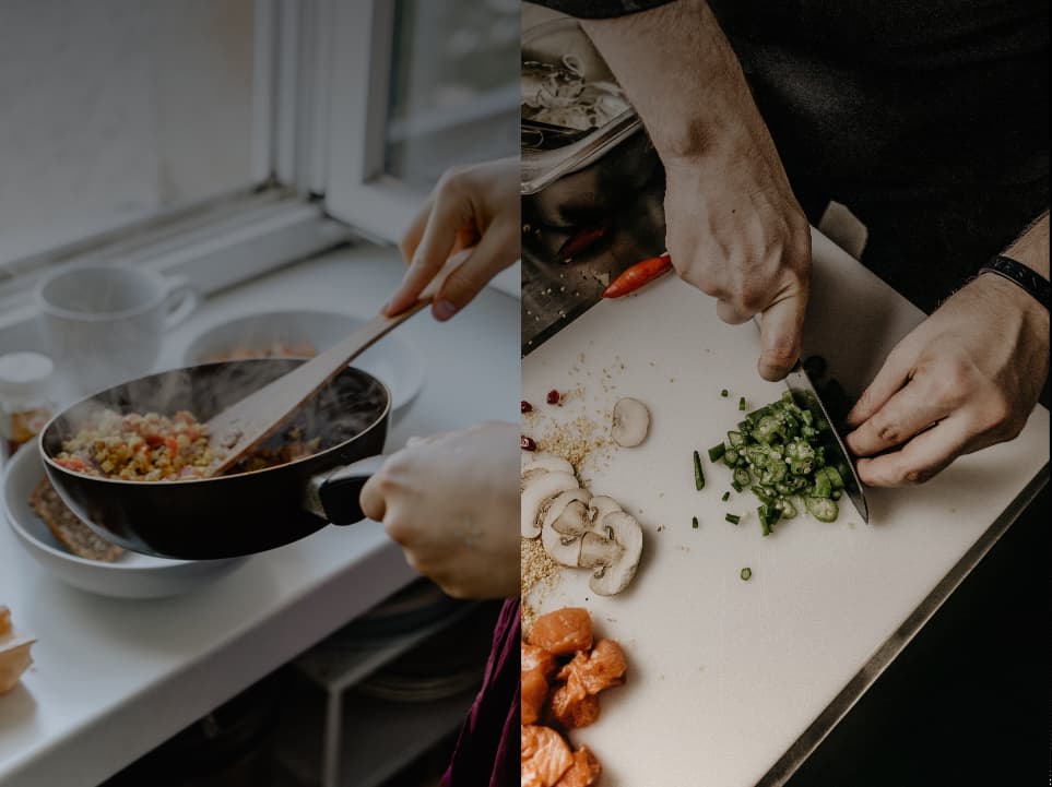 cocinando